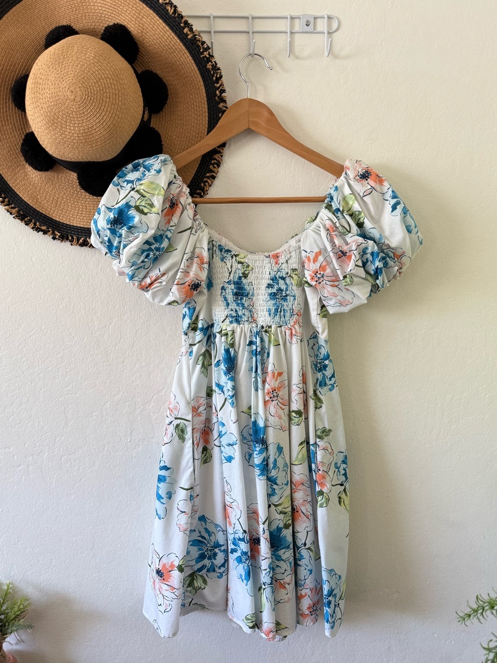 Abercrombie & Fitch Ruched Puff Sleeve Mini Dress Size XS Tall - Picture 5 of 15